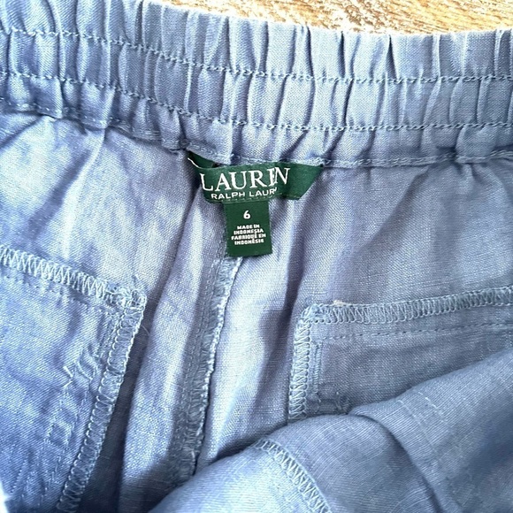 Ralph Lauren Linen Chambray Shorts - Picture 3 of 5